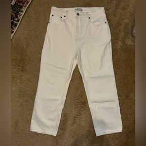 The Ankle Straight Ultra High Rise Abercrombie jeans